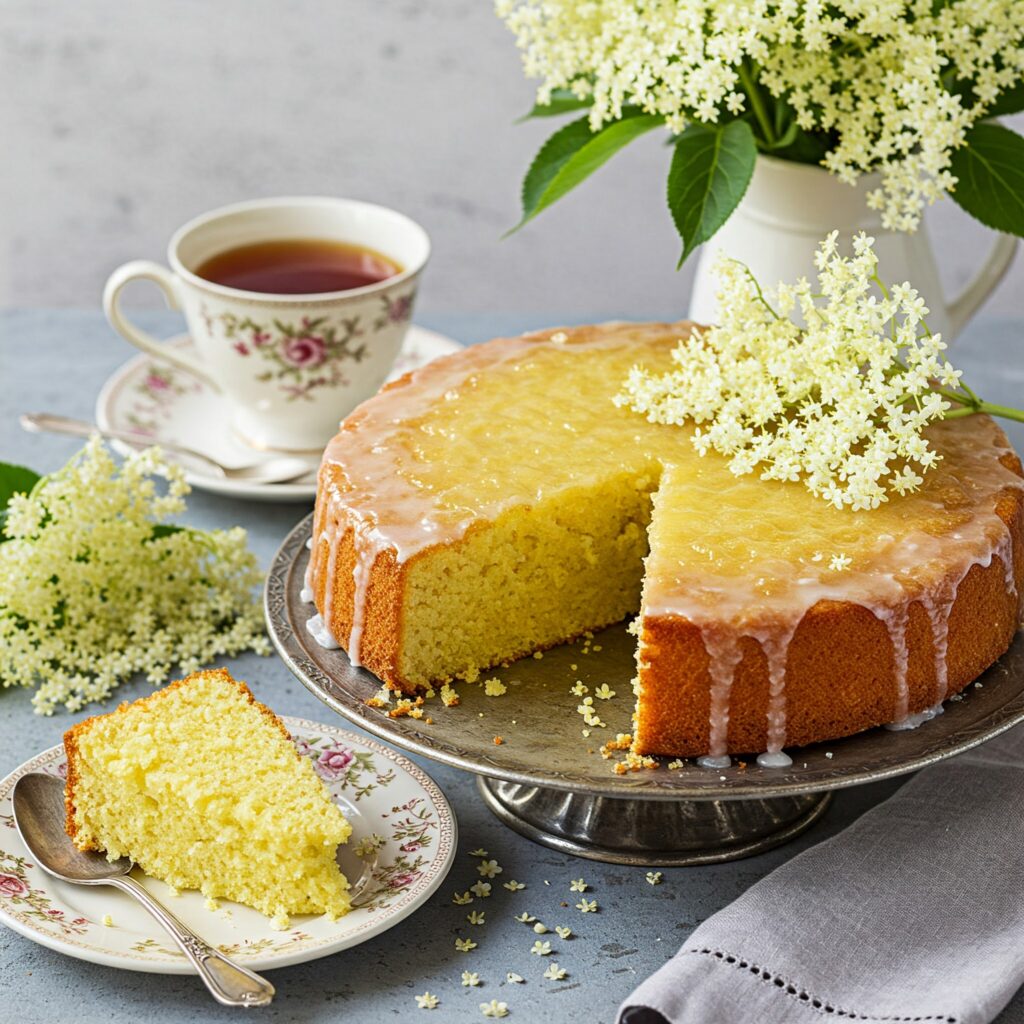 Elderflower Cordial Cake: Light Spring Cake