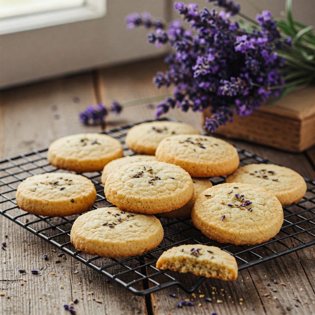 Lavender Shortbread Cookies: Fragrant Bites