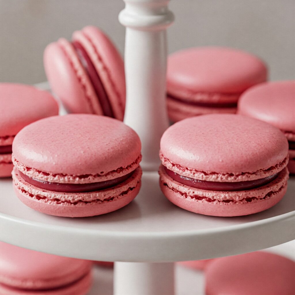 Raspberry Rosewater Macarons: Elegant Spring Sweets